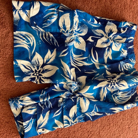 Men's Y2K Cargo Swim Trunks Urban Pipeline Up Size Large - Picture 3 of 4